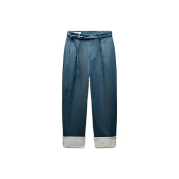 ZARA AO YES Collaboration SS25 Jeans Unisex Blue