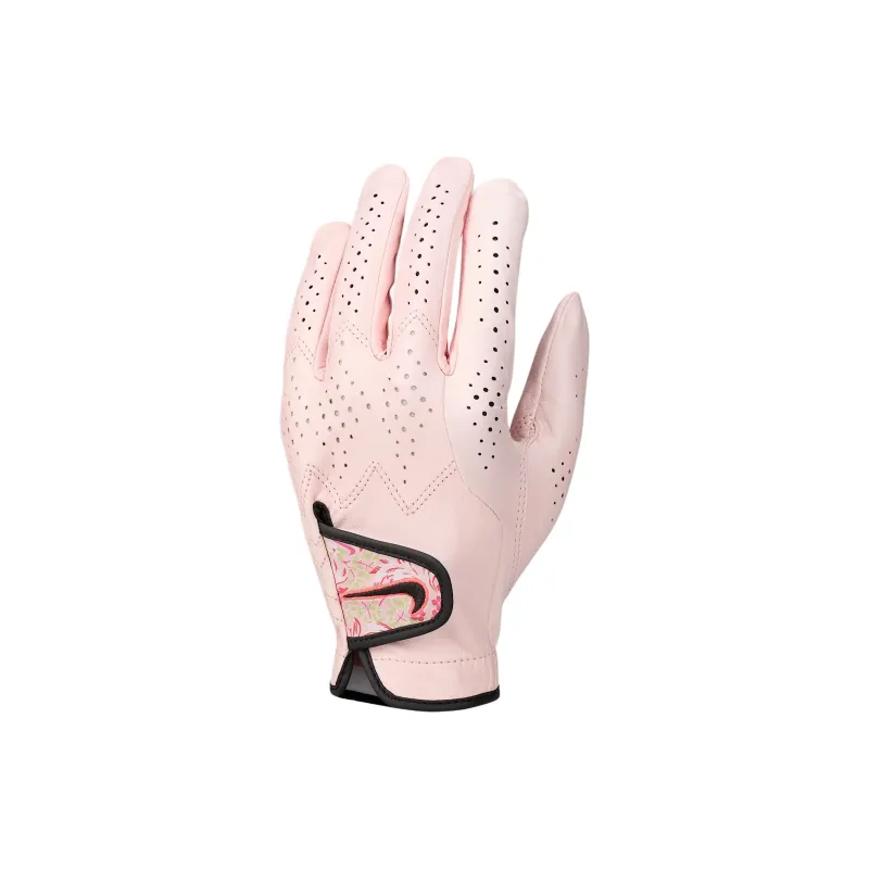 Nike Sheepskin, Nylon, Leather Gloves Women's Pink-0