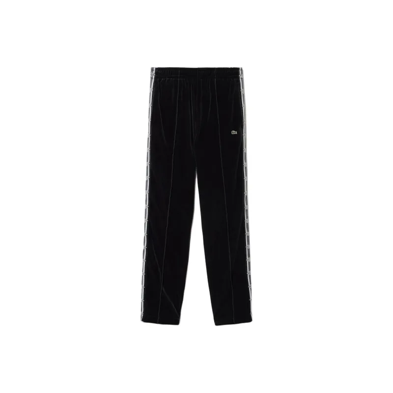LACOSTE Knitted Sweatpants Men's Black-0