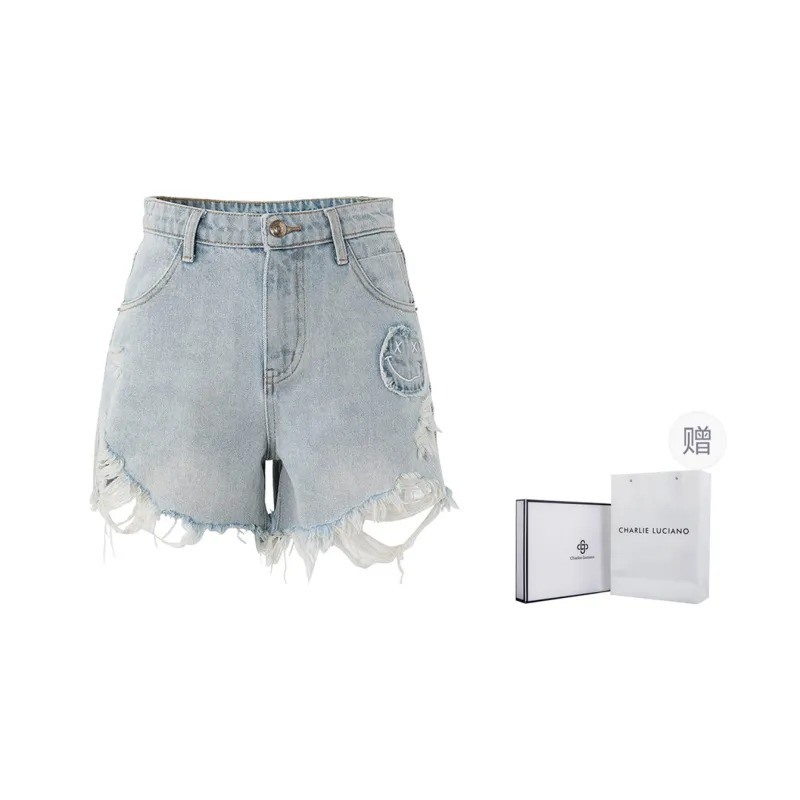 Charlie Luciano Shorts Unisex Light Blue-0
