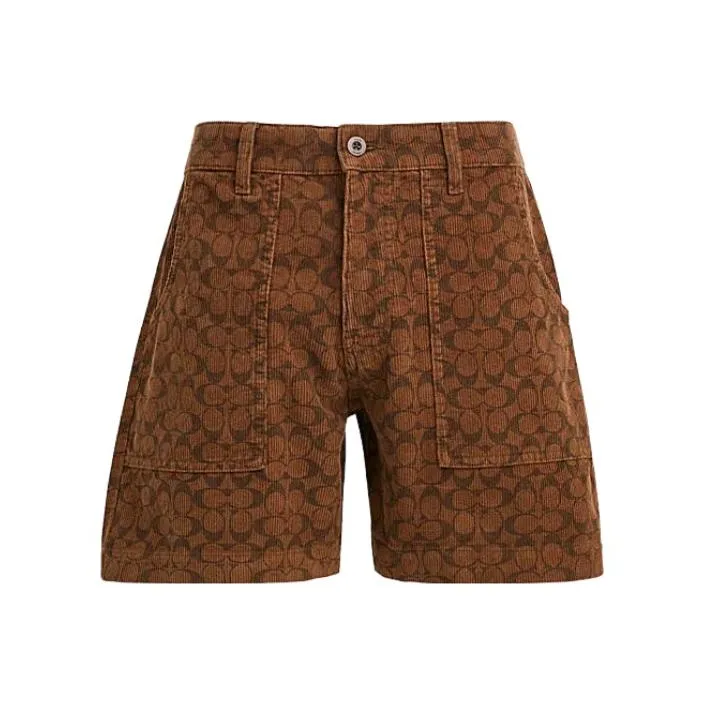 COACH SS23 Denim Shorts Men's Umber-0