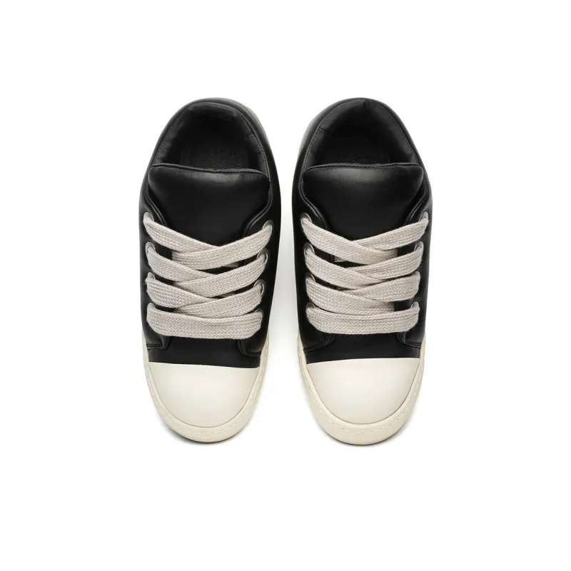 Rummaden Slip Resistant, Abrasion Resistant, Breathable, Lightweight Low Top Casual Shoes Unisex Black-4
