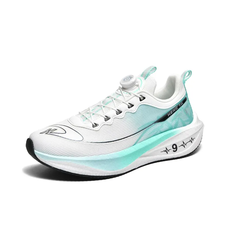 Kuding Running Shoes Men Low Top White Light Blue/White Light Moon/White Sapphire/White Yellow Black-17