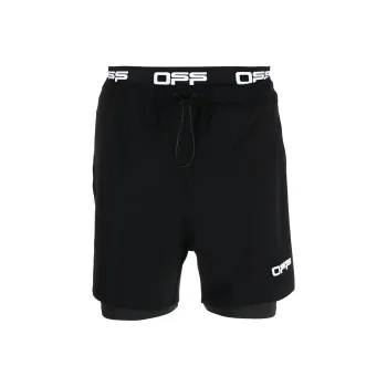 OFF WHITE Layered Cycling Shorts