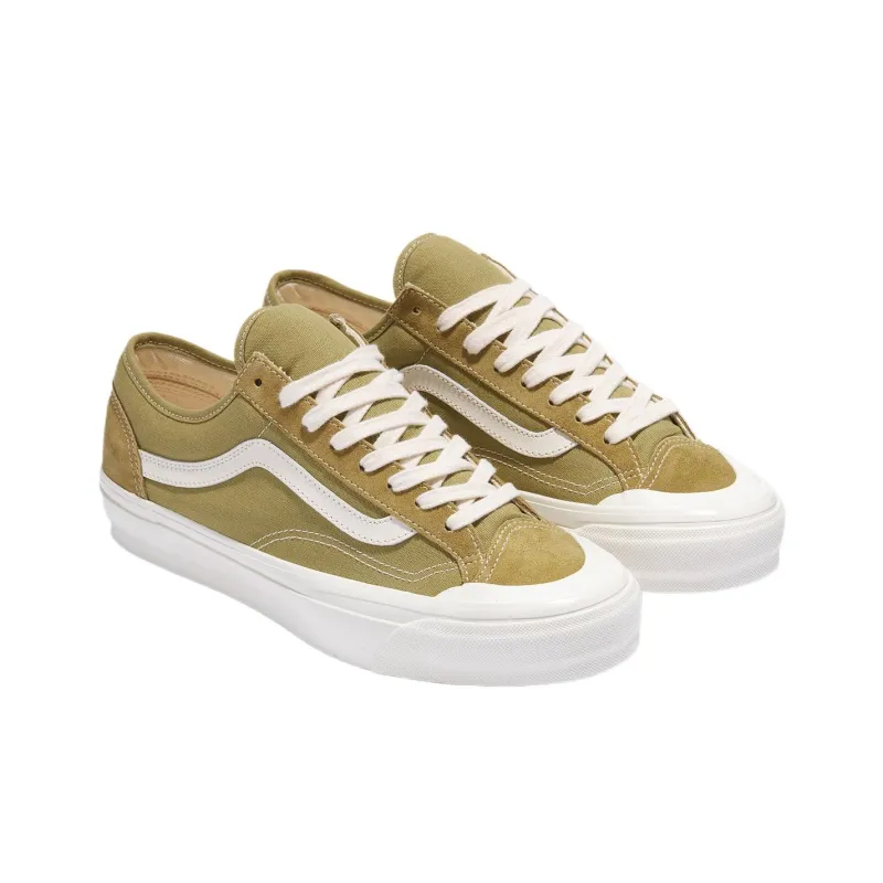 Vans PREMIUM Low Top Skateboard Shoes Unisex Light Green-1