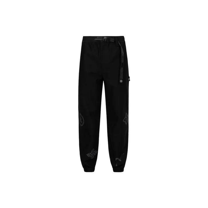 EVISU Casual Pants Men Black All Over Print-0