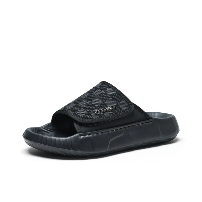 Wolves • Family QUNLANGSHIJIA Rubber Sole Slide Slippers Men's-0
