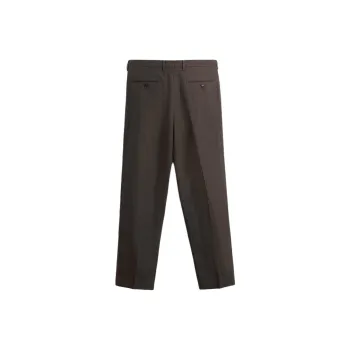 ZARA Suit Trousers Men Brown