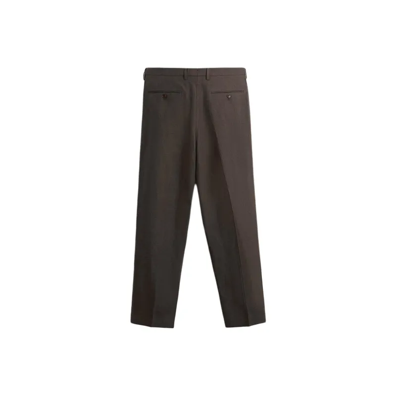 ZARA Suit Trousers Men Brown-0