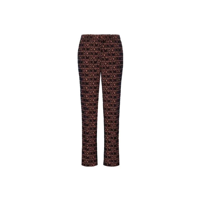 MOSCHINO Monogram Jacquard Slim-Cut Jeans-0