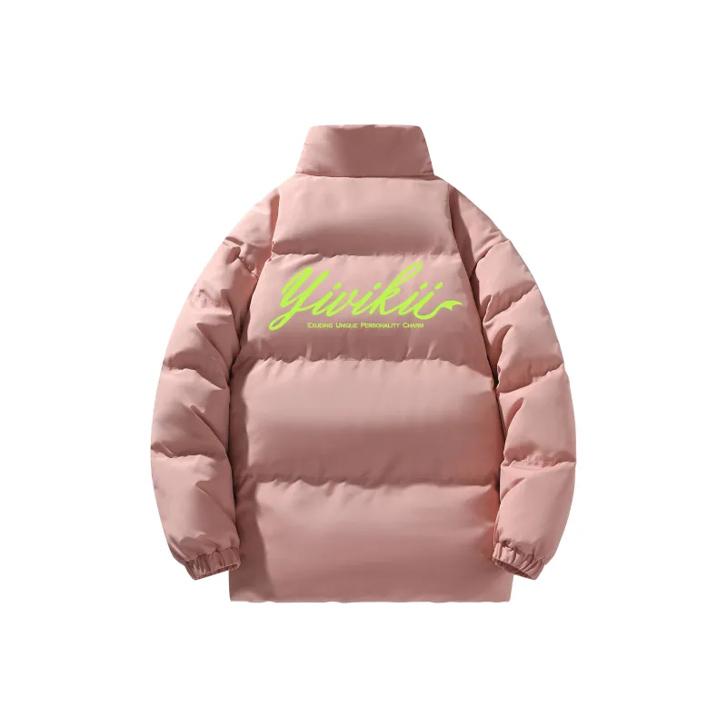 YIVIKII Puffer Jacket Unisex Phantom Black-12