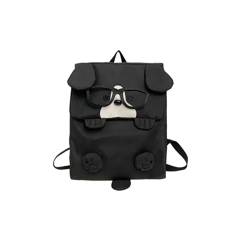 Kaka Tree Oxford Backpack Regular Unisex White/Khaki/Black-4
