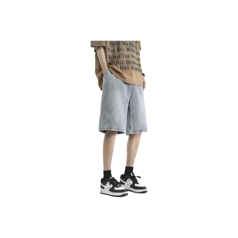 CREAZIONI LA FANTASIA E MOBILE Denim Shorts Unisex-8