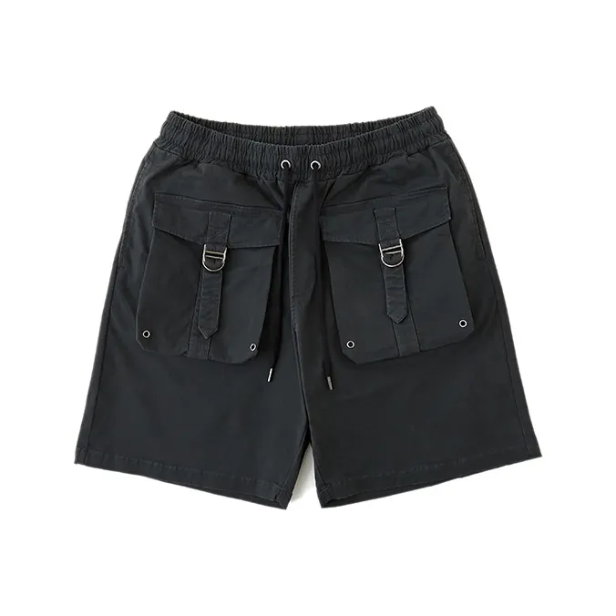 Profound Loose Fit Shorts Unisex Charcoal Black-0