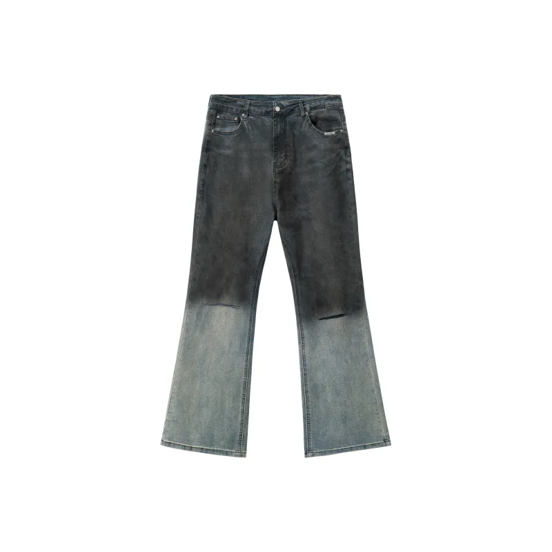 XINYINSU Y2K Color Block Jeans Unisex Blue-0