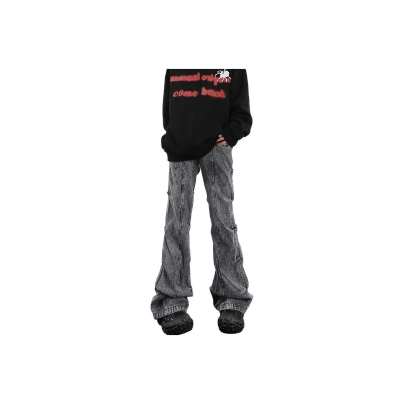 NEVER RULE Jeans Unisex Vintage Blue-0