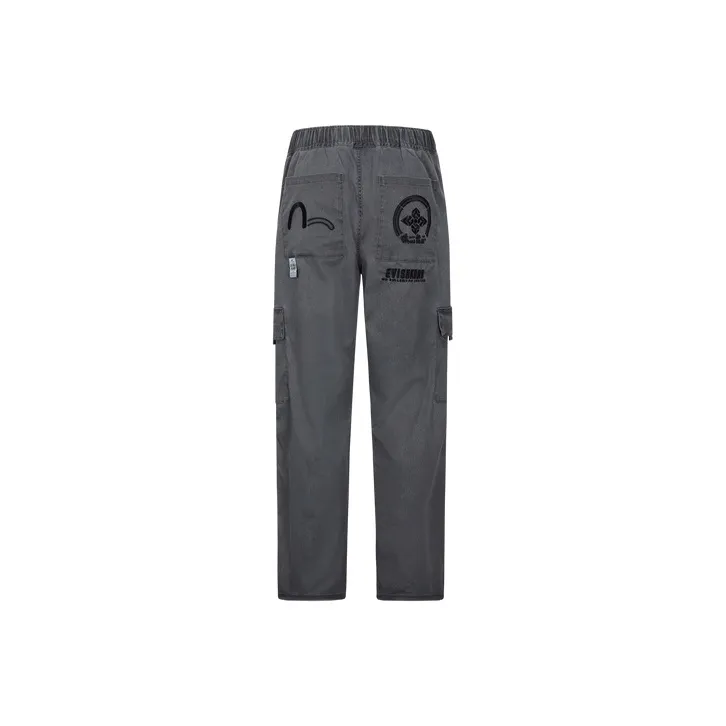 EVISU Casual Pants Men Gray-0