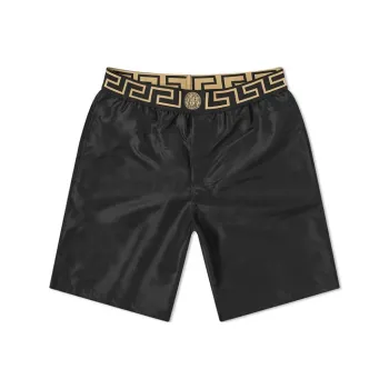 VERSACE Greca Waistband Swim Shorts