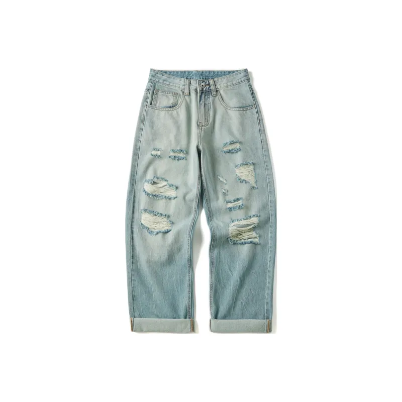JASONWOOD Cowboy On The Run Jeans Unisex Light Blue-0