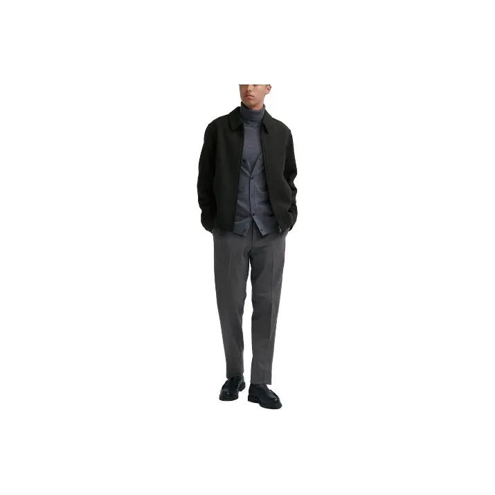 UNIQLO Suit Trousers Men Dark Gray-0