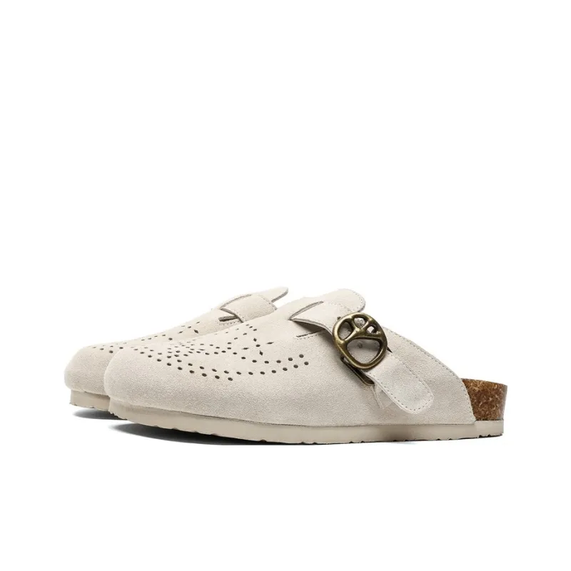 N6K8 Cut Out Slip Resistant Closed Toe Slippers Unisex-7