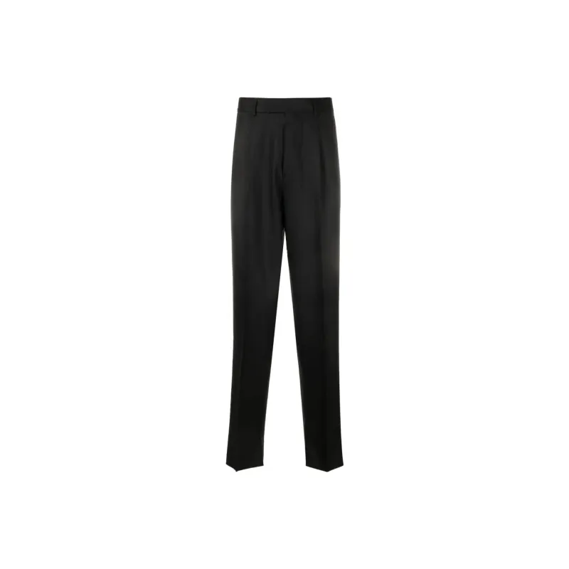 Ermenegildo Zegna Pleated Wool Trousers-0