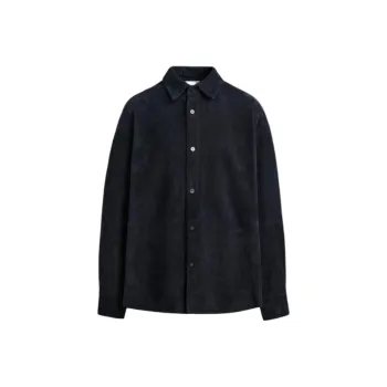 ZARA Leather Jackets Men Blue