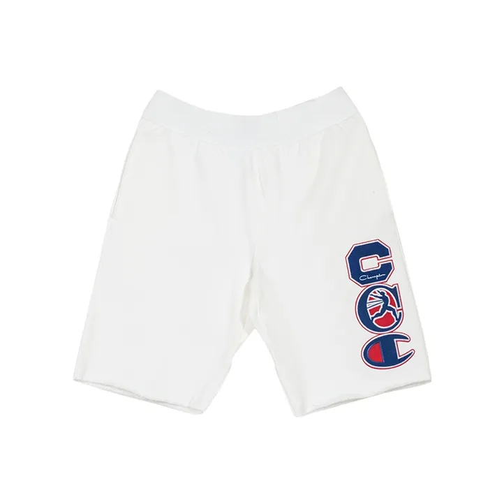 Champion Loose Fit Shorts US Version Men's White-0