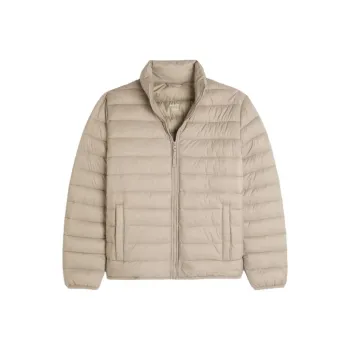 Hollister Puffer Jacket Men's Camel
