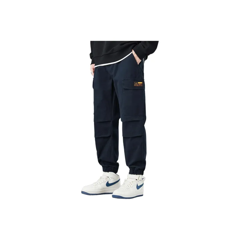 Tonlion Casual Pants Unisex Royal Blue-0