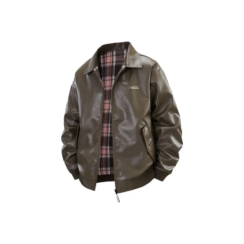 RED DRAGONFLY Leather Jacket Unisex-8