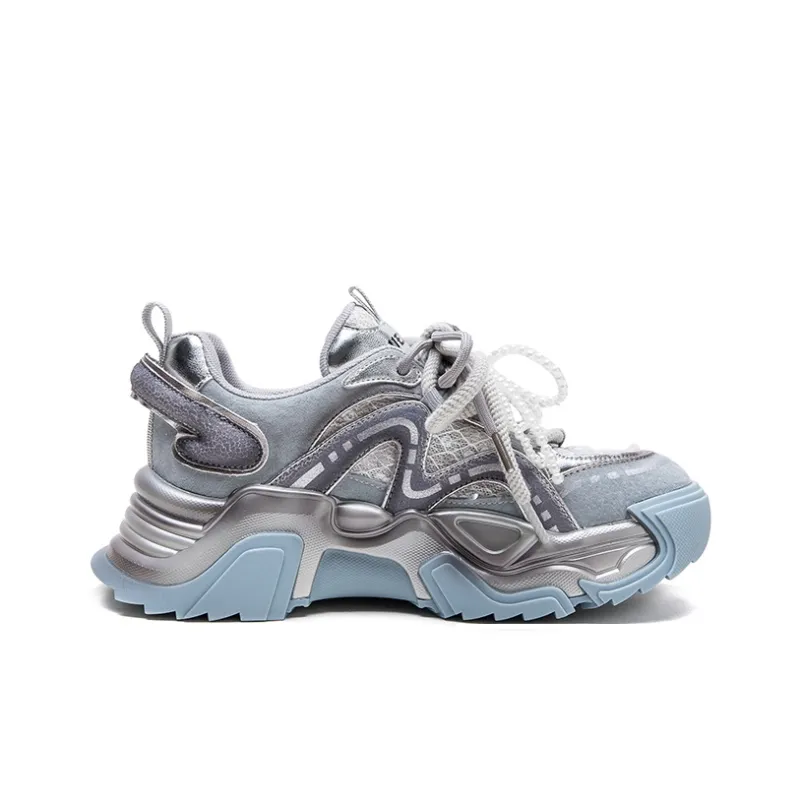 Chibang Breathable Low Top Chunky Sneakers Women's-3
