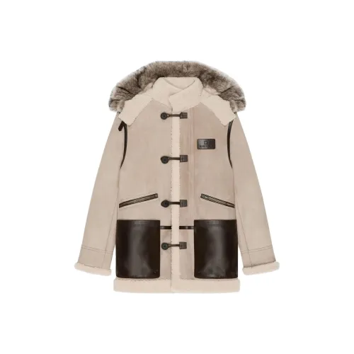 Givenchy Leather Jacket Men's Light Beige