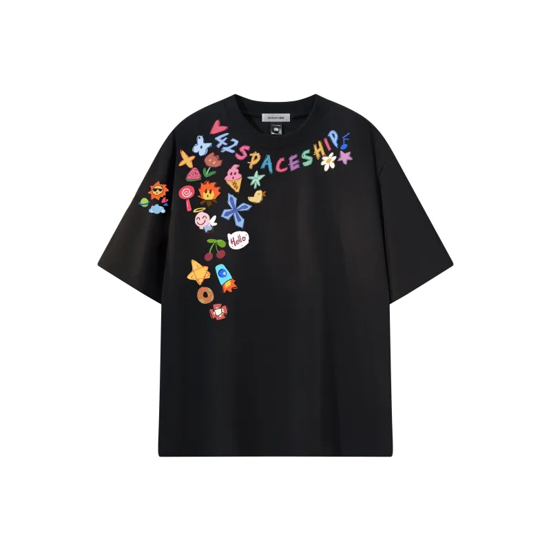 42SPACESHIP T Shirts Unisex-3