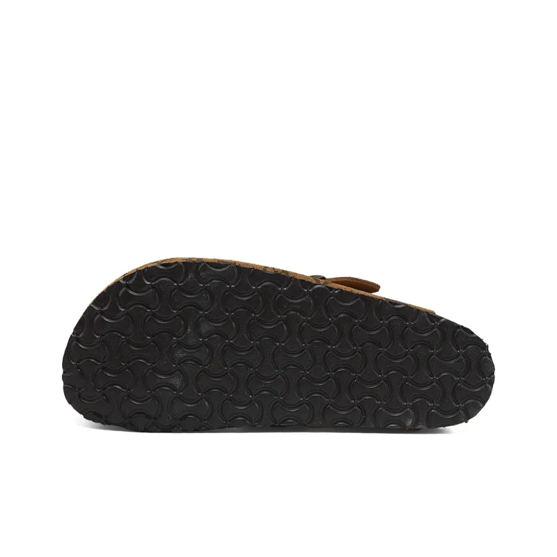 KYMOOU Rubber Sole Cork Sole Odor Resistant Slip Resistant Closed Toe Slippers Unisex-5