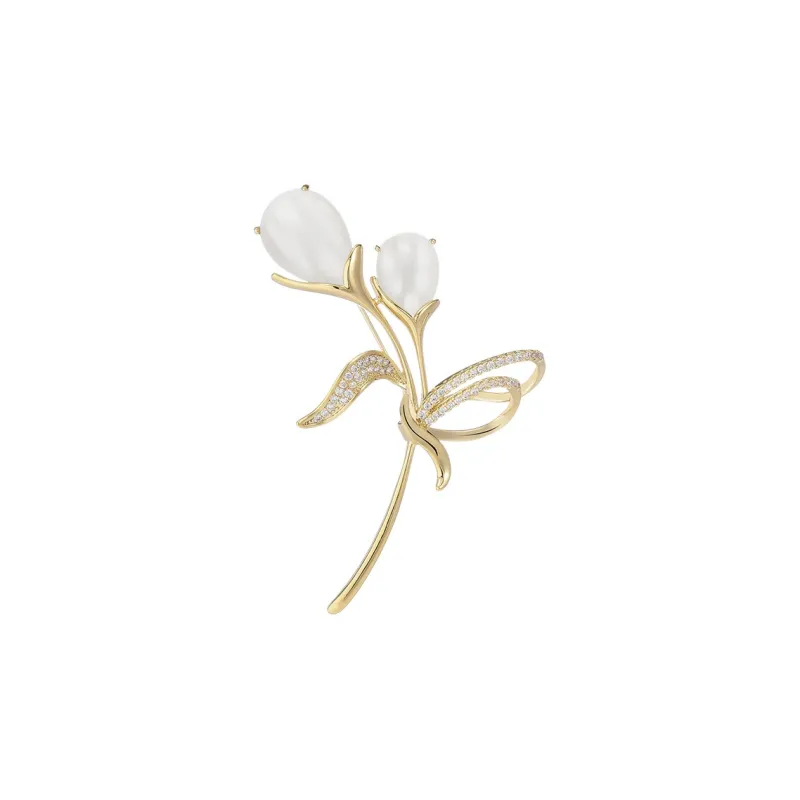 PUENTE Copper Brooches Women's Gold-0