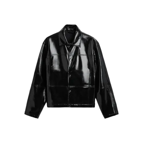 ZARA Leather Jacket Men's Black