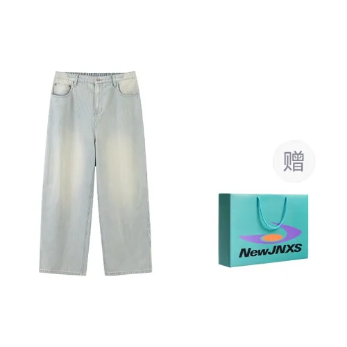 NewJnxs Jeans Unisex Light Blue