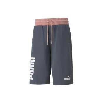 PUMA Casual Shorts Men Gray Blue