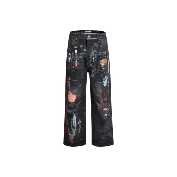 DND4DES Jeans Unisex Black
