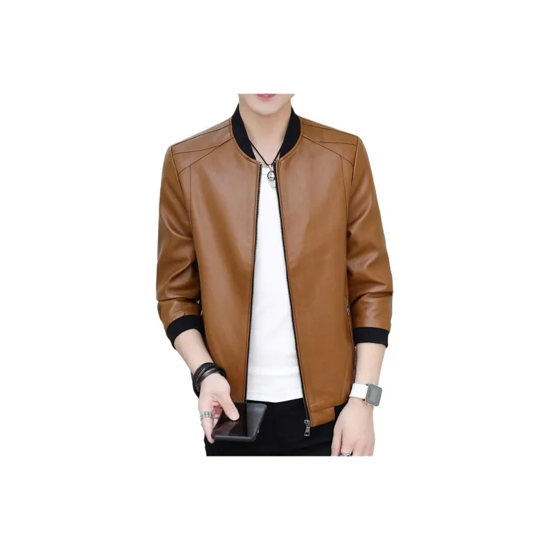 PIERRE CARDIN Leather Jacket Men's-22