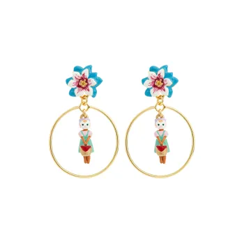 LES NEREIDES Gold Plated Earrings Women's Gold
