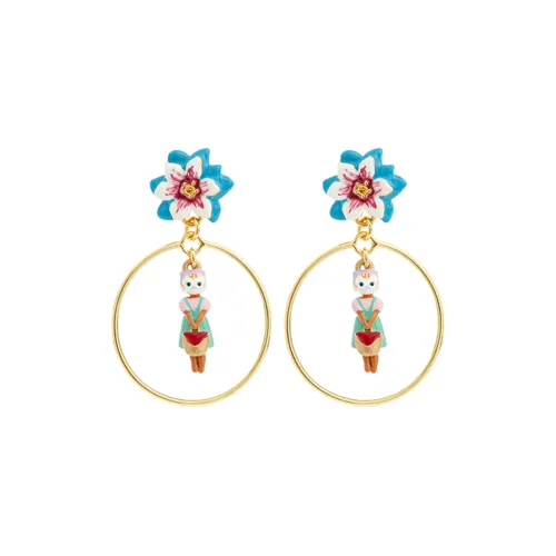 LES NEREIDES Gold Plated Earrings Women's Gold