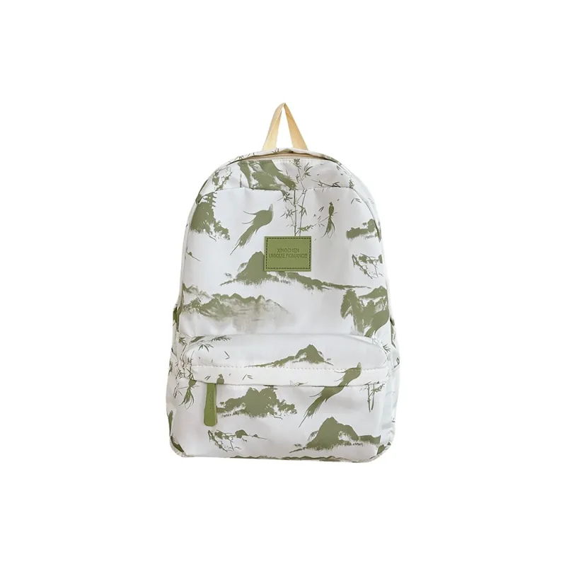 Alcohol Dragon Nylon Backpack Unisex Multicolor-21