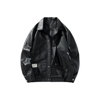 PIERRE CARDIN Leather Jacket Men's