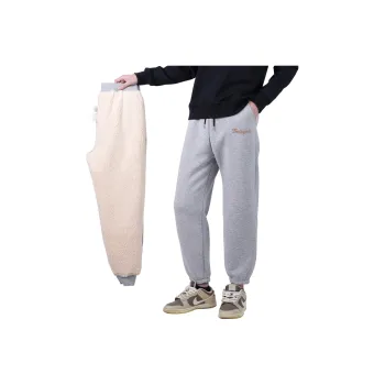 Cotton Casual Pants Unisex Heather Gray