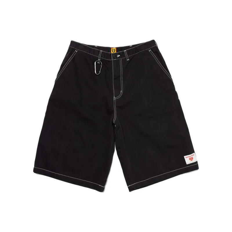 HUMAN MADE Logo appliqué Straight leg Shorts-3