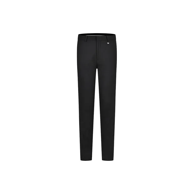 RARE Suit Trousers Men Black-0