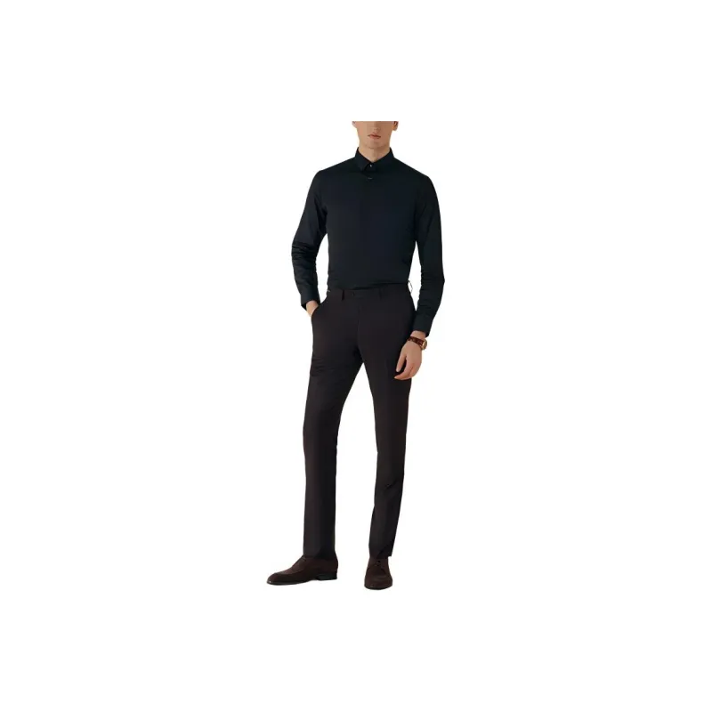 JODOLL Suit Trouser Men's Dark Reddish Purple-0