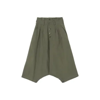 Yohji Yamamoto Casual Pants Unisex Green